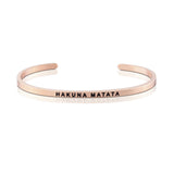 Happiness Series Customized Engraved Personalized Bangle Bracelet