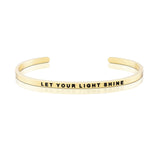 Happiness Series Customized Engraved Personalized Bangle Bracelet