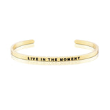 Happiness Series Customized Engraved Personalized Bangle Bracelet