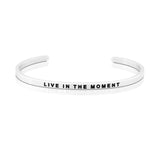 Happiness Series Customized Engraved Personalized Bangle Bracelet