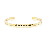 Happiness Series Customized Engraved Personalized Bangle Bracelet