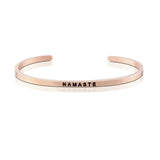 Happiness Series Customized Engraved Personalized Bangle Bracelet