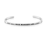 Happiness Series Customized Engraved Personalized Bangle Bracelet