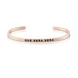 Happiness Series Customized Engraved Personalized Bangle Bracelet