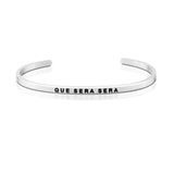 Happiness Series Customized Engraved Personalized Bangle Bracelet