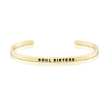 Happiness Series Customized Engraved Personalized Bangle Bracelet