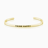 Happiness Series Customized Engraved Personalized Bangle Bracelet