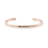 Peace series Customized Engraved Personalized Bangle Bracelet