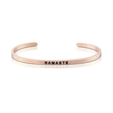 Peace series Customized Engraved Personalized Bangle Bracelet