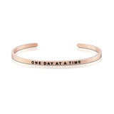 Peace series Customized Engraved Personalized Bangle Bracelet