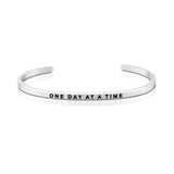 Peace series Customized Engraved Personalized Bangle Bracelet