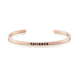 Peace series Customized Engraved Personalized Bangle Bracelet