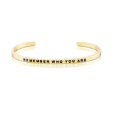 Peace series Customized Engraved Personalized Bangle Bracelet