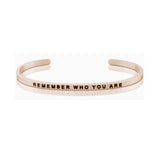 Peace series Customized Engraved Personalized Bangle Bracelet