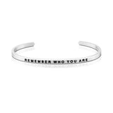 Peace series Customized Engraved Personalized Bangle Bracelet