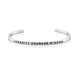 STRENGTH SERIES CUSTOMIZED ENGRAVED PERSONALIZED BANGLE BRACELET