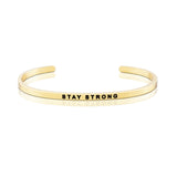 STRENGTH SERIES CUSTOMIZED ENGRAVED PERSONALIZED BANGLE BRACELET