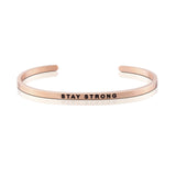 STRENGTH SERIES CUSTOMIZED ENGRAVED PERSONALIZED BANGLE BRACELET