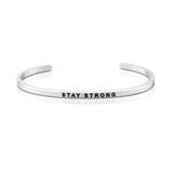 STRENGTH SERIES CUSTOMIZED ENGRAVED PERSONALIZED BANGLE BRACELET