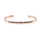 STRENGTH SERIES CUSTOMIZED ENGRAVED PERSONALIZED BANGLE BRACELET