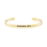 Happiness Series Customized Engraved Personalized Bangle Bracelet