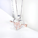 Heartbeat Arrow Necklace