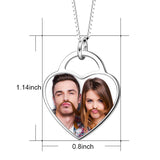 PHOTO HEART PENDANTS & JEWELERY  IN STERLING SILVER