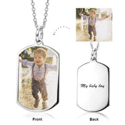 Copper/925 Sterling Silver Personalized  Color Photo Personalized - Adjustable 16”-20”