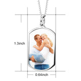 Hold You Tight - 10K/14K Gold Personalized Color Photo Customized Brand Pendant-White Gold/Yellow Gold/Rose Gold