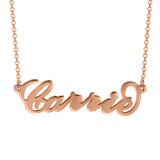 Carry Your Name -10K/14K  Gold Personalized Name Necklace Adjustable Chain-White Gold/Yellow Gold /Rose Gold