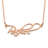 Rachel - 925 Sterling Silver Personalized Classic Script Name Necklace Adjustable 18”-20”