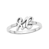 10K/14K Gold Personalized Initial Ring