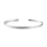 925 Sterling Silver Personalized Engravable Bangle -Small