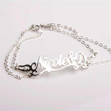 925 Sterling Silver Personalized Name Bracelet Adjustable 6”-7.5”