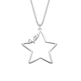 You Are My Star 925 Sterling Silver Adjustable 16”-20” Personalized Name Necklace