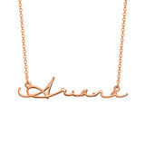 Ariana - Signature Style Copper/925 Sterling Silver Personalized Name Necklace Adjustable 18”-20”