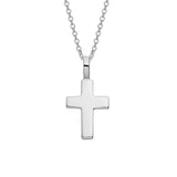 925 Sterling Silver Personalized Cross Necklace- Adjustable 18”-20”