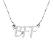 Copper/925 Sterling Silver Personalized Best Friend Necklace Adjustable 16”-20”