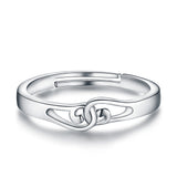 925 Sterling Silver Noble Elegant Infinity Ring