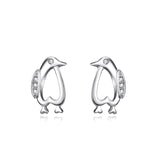 925 Sterling Silver Baby Penguin Jewelry Studs