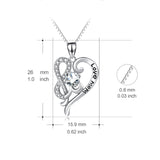 Love Mom-Infinity Love Heart Crystal Fine Jewelry For Mom Mother's Day