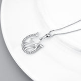 925 Sterling Silver Lovely Goat Shape Jewelry Necklace