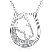 925 Sterling Silver Charm Pendant with Chain for Women Jewel Necklace