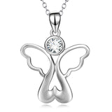 925 Sterling Silver Butterfly Fine Jewels Necklace