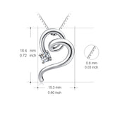 925 Sterling Silver Chinese Zodiac Snake Pendant Necklace