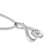 925 Sterling Silver Special Shape Fine Jewels Lucky Necklace