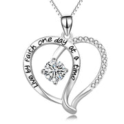 Be Yourself-Love Heart Fashion Jewelry Sterling Silver Necklace