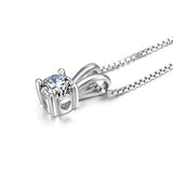 925 Sterling Silver Fashion Elegant Fine Jewels Necklace