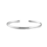 14K Gold Personalized Engravable Bangle -Small