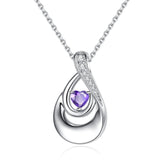 925 Sterling Silver Teardrop Cremation Jewelry Heart CZ Urn Pendant Necklace for Ashes Keepsake Urn Memorial Ash Jewelry Gift for Women